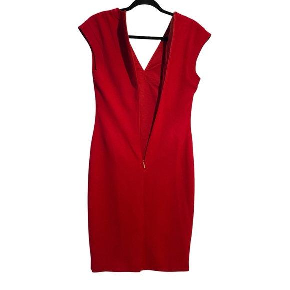 Rachel Roy sleeveless midi red sheath dress size 6 - Picture 5 of 11